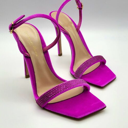 GIANVITO ROSSI Britney Chenille Heels