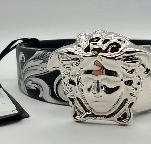 Men's Medusa Buckle Barocco Belt