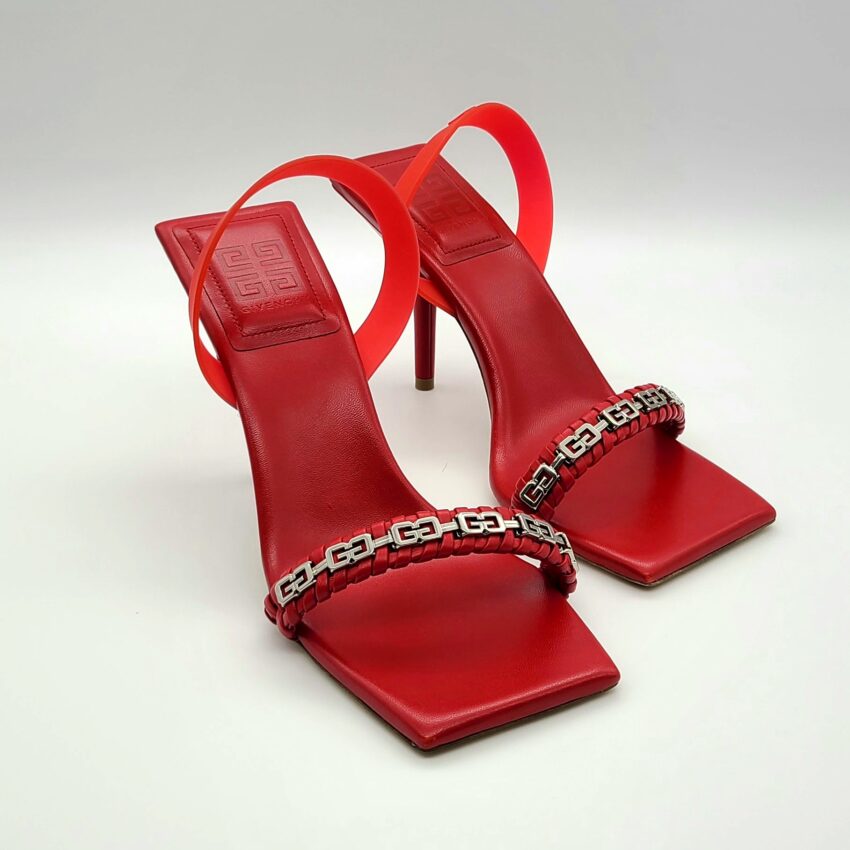 $925 4G Braided Strap Slingback Sandal