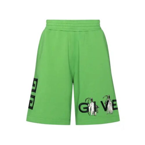 $995 Givenchy x Josh Smith Reaper 4G Sweat Shorts