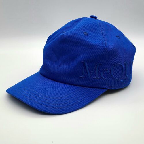 $390 Alexander McQueen Men's Oversized Logo Baseball Hat