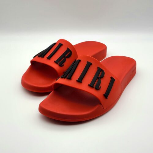 $270 Amiri Red pool Slides