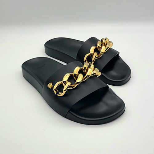 Versace Medusa Chain Slide Sandal