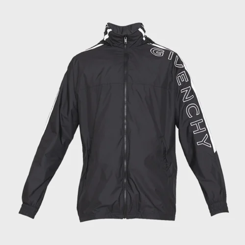 Givenchy Mens Nylon Logo Track Jacket