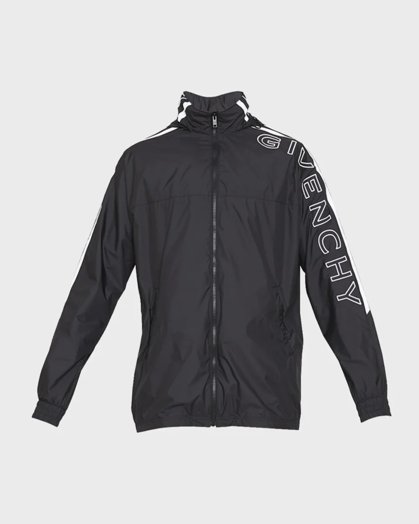 Givenchy Mens Nylon Logo Track Jacket scaled